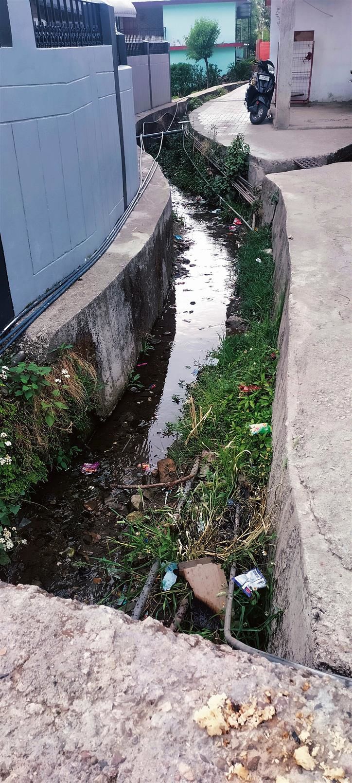Encroached natural drains worry locals