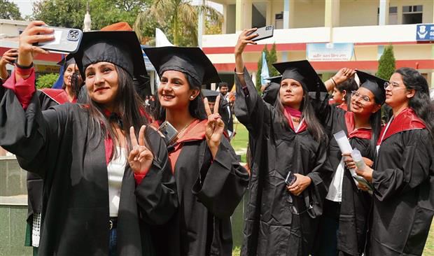 284 students receive degrees