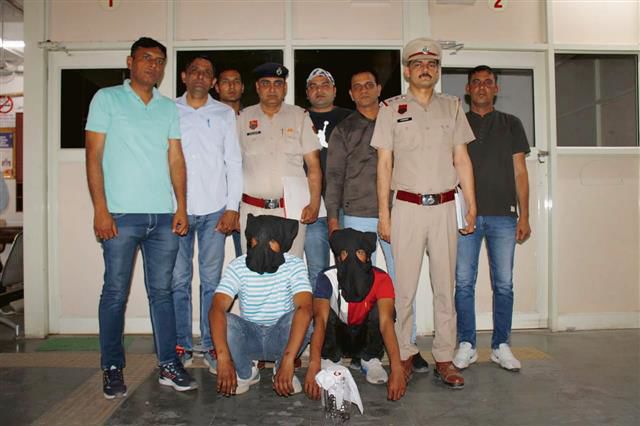 2 held for seeking extortion, firing in air outside Hisar chemist shop