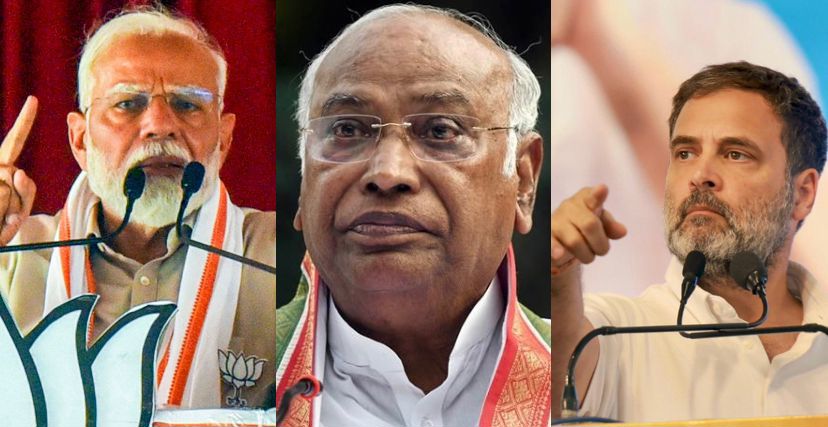 Election Commission sends notices to PM Modi, Rahul, Kharge over violation of Model Code of Conduct