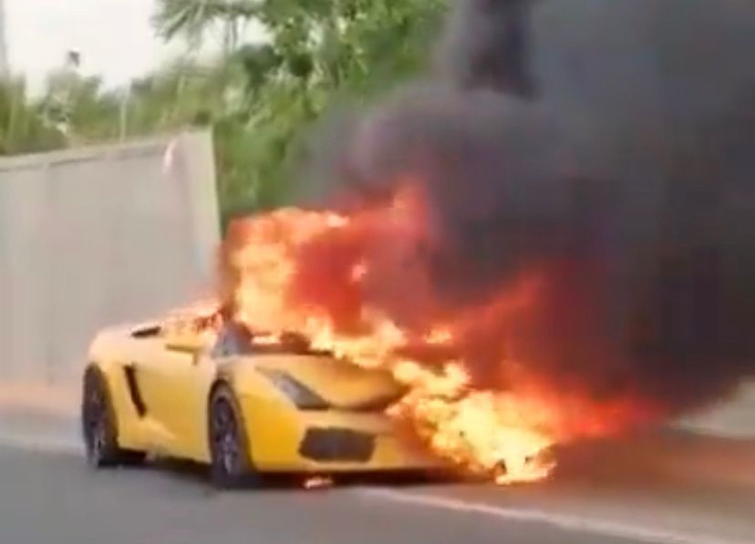 Hyderabad man burns Lamborghini worth 1 crore over dispute with owner:  Police