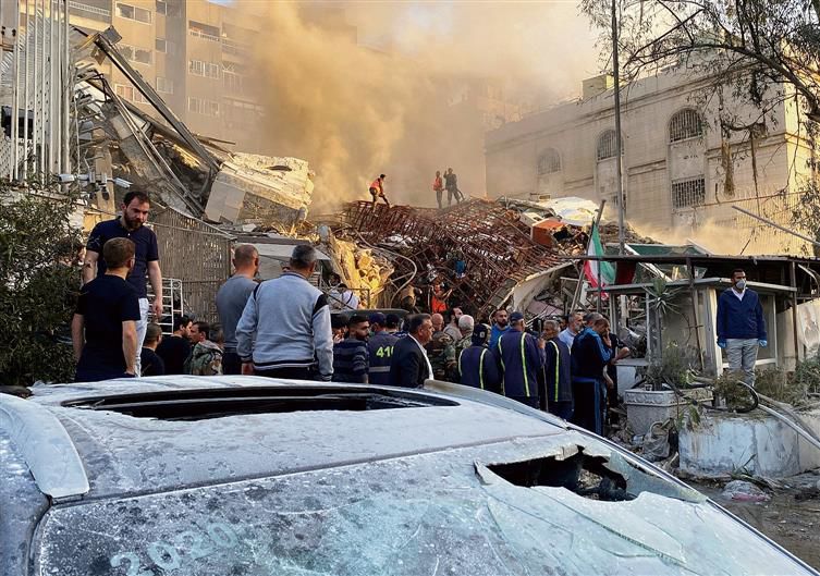Israel hits Iran’s Syrian embassy, top security official among dead