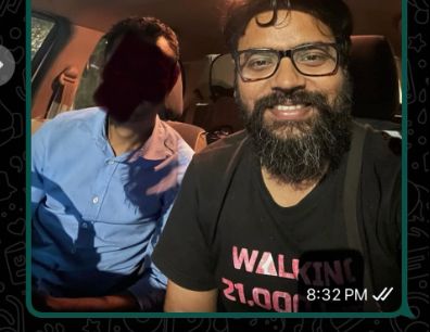Social activist Kiran Verma surprises Uber driver with school bag for his daughter