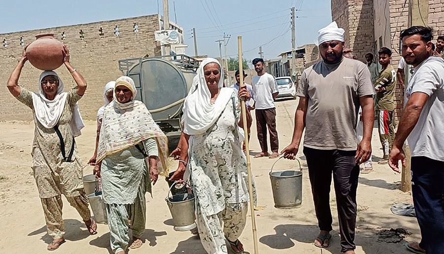 Drinking water shortage in Abohar villages worsens
