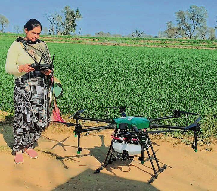 Two more women farmers become NaMo drone didis in Ludhiana district