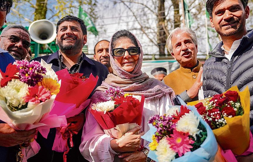 Mehbooba Mufti to take on Ghulam Nabi Azad as PDP announces 3 candidates in Kashmir
