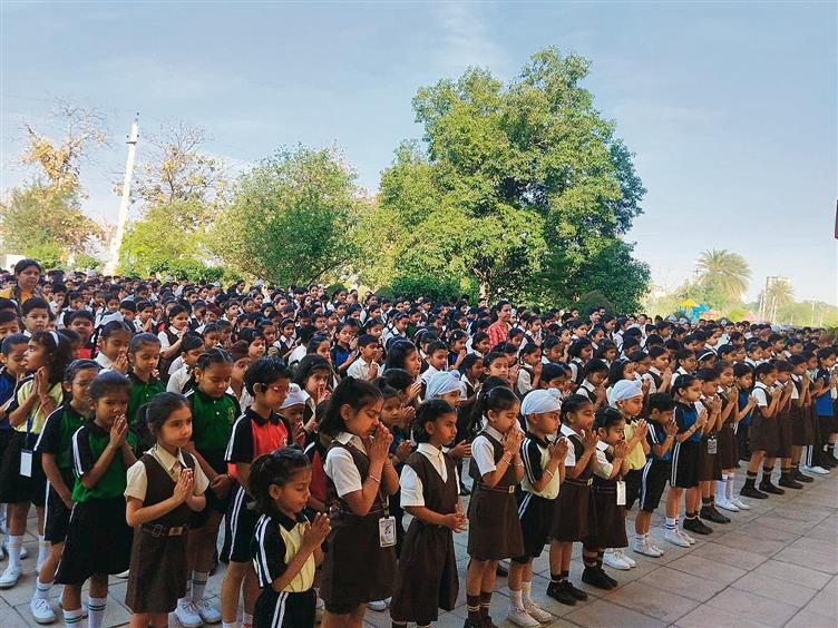Mount Carmel School, Zirakpur, conducts assembly to start new session