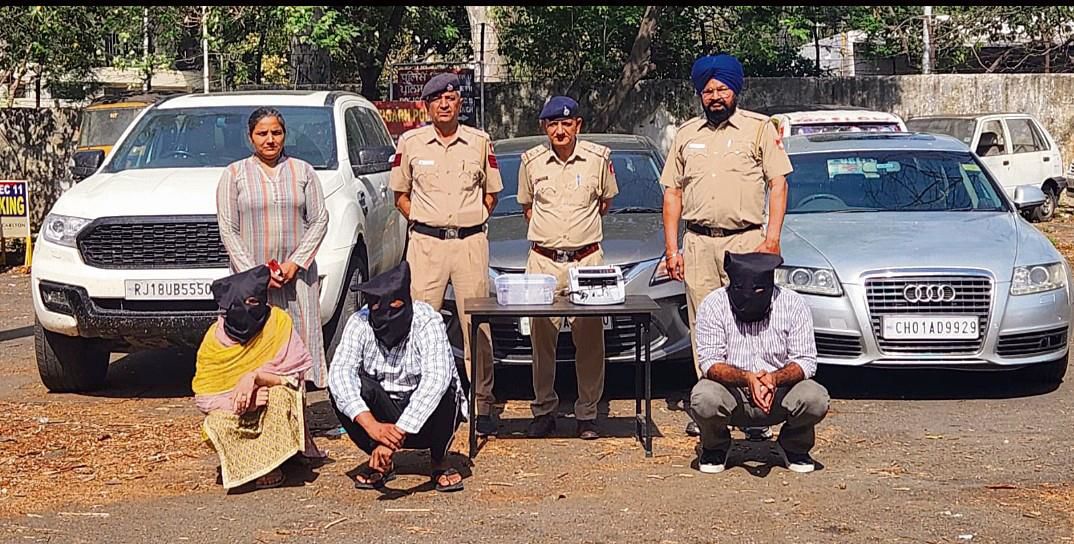 Chandigarh Police bust drug racket, nab 3 with 1.5 kg heroin