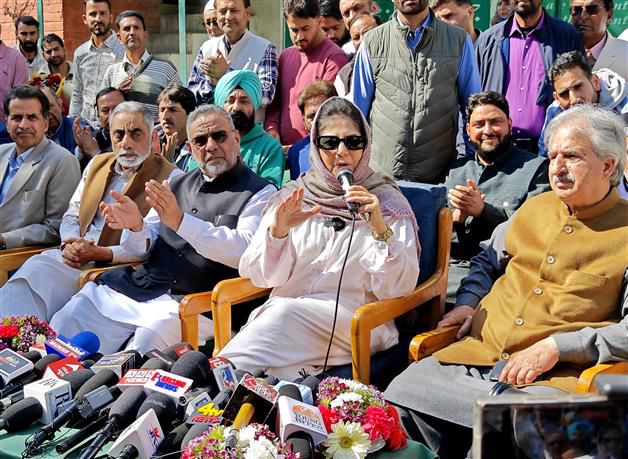 BJP used Kashmiri Pandits’ pain as ‘weapon’ to gain votes: Mehbooba Mufti