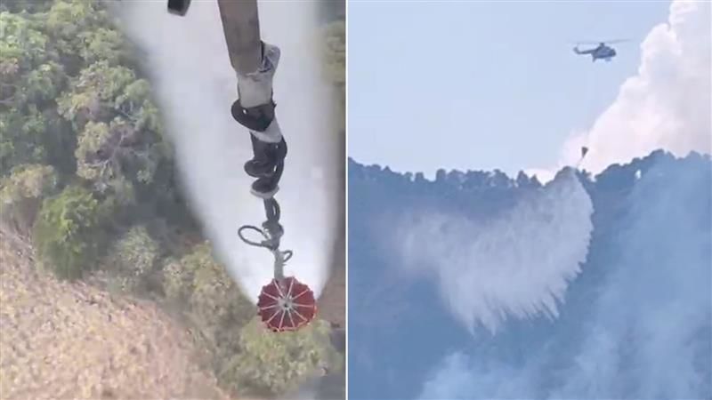 Massive forest fires rage in Uttarakhand's Nainital; IAF called in