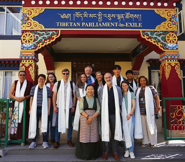Dharamsala: Scholars from Harvard visit Tibetan parliament-in-exile