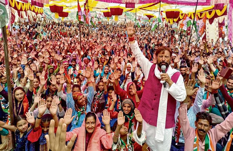 Congress’s Choudhary Lal Singh booked on poll eve for criminal intimidation, defamation