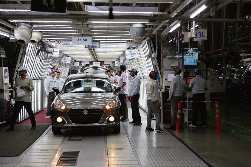 Riding on record sales, Maruti’s  Q4 profit jumps 48% to Rs 3,878 cr