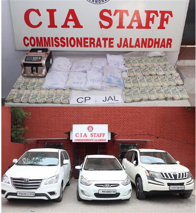 Jalandhar Commissionerate Police arrest 3 drug peddlers, seize 48 kg heroin; bust international syndicate