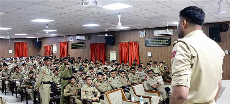 Lecture on cybersecurity for NCC cadets