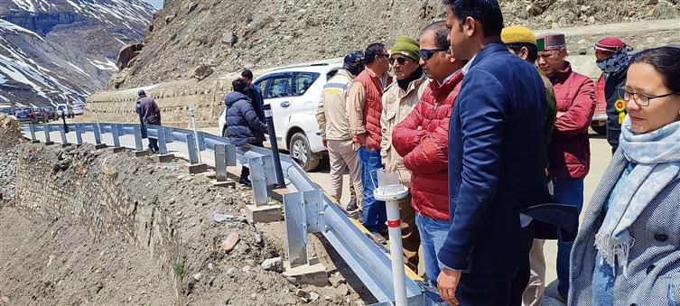 BRO experts to inspect landslide-hit area following rain in Lahaul