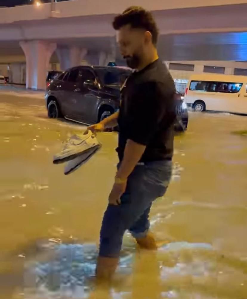 ‘Habibi welcome to Dubai’: Singer Rahul Vaidya stranded in knee-deep water shares video as heavy rains lash UAE