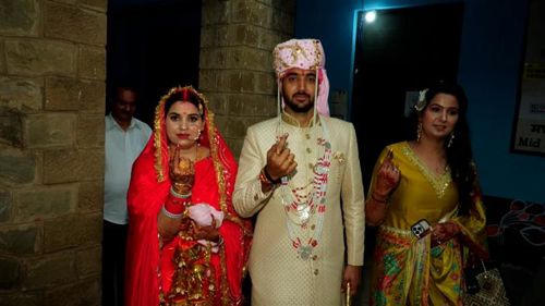 First-timers, newlyweds among early voters in J-K's Udhampur Lok Sabha seat