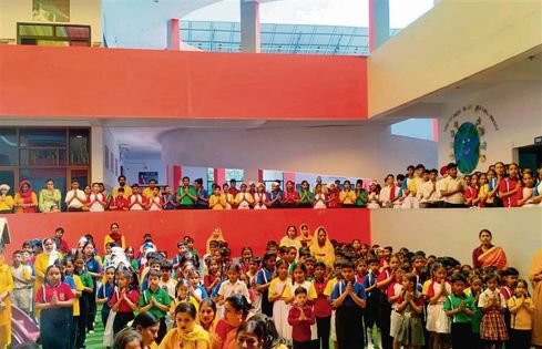 Aanchal International School, Chandigarh, holds ‘havan’ ceremony