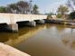 Ahead of closure for clean-up, dirty water flows into Gang Canal