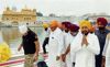 Former CM Channi offers prayers at Golden Temple