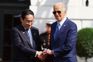 Fumio Kishida in US for talks with Joe Biden on Pacific security