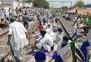 Punjab: Farmers squat on railway track at Shambhu border demanding release of 3 fellow protesters