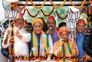 Rajnath files nomination from Lucknow, Smriti Amethi
