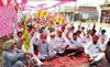 Cane growers stage dharna  at Dhuri