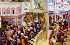 Navratri: 8.11L devotees donate ~2.56 cr at three Panchkula temples