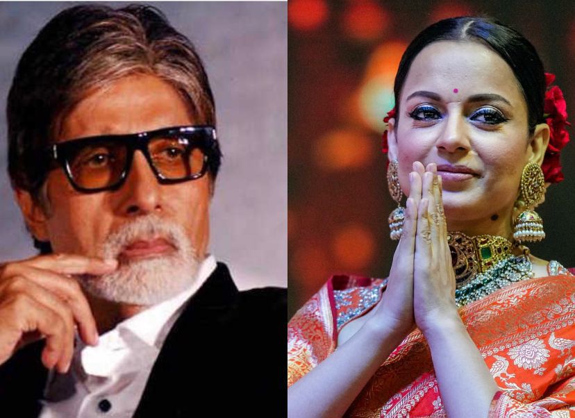 Kangana Ranaut claims ‘after Amitabh Bachchan, I am the one who gets respect in industry’, netizen says ‘chall jhuthi'