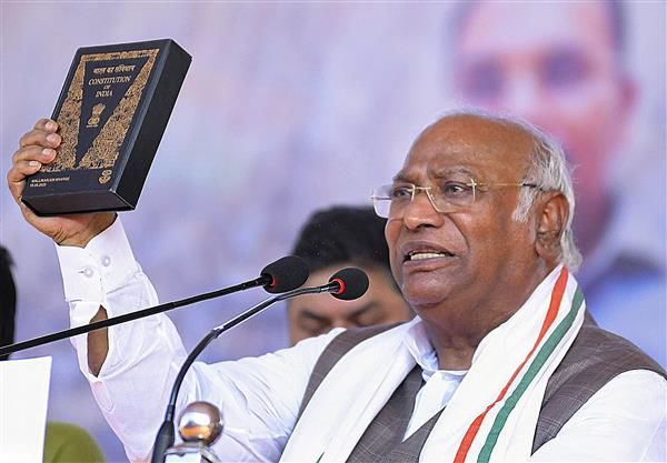 'Democracy, Constitution under threat in Modi regime', says Congress chief Kharge at Shimla rally in Himachal Pradesh