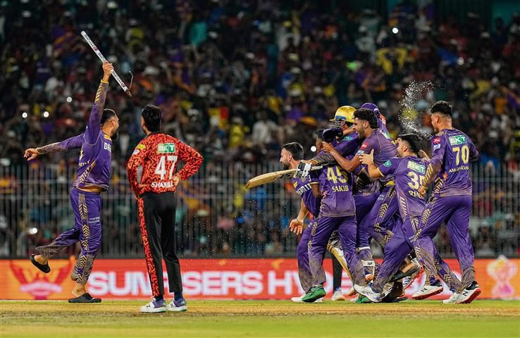 Kolkata Knight Riders crush Sunrisers Hyderabad to win third IPL title