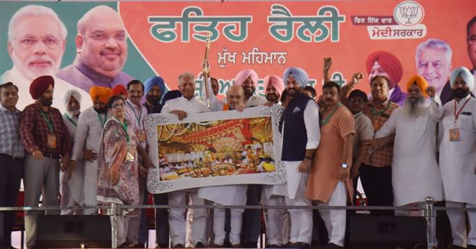 Arvind Kejriwal turned Punjab into ‘ATM of corruption’ to pay his legal fees, says Amit Shah at Ludhiana rally