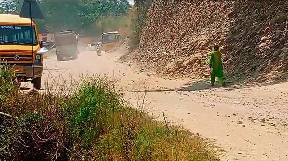 National Highway 3 work progresses at snail’s pace, people sore