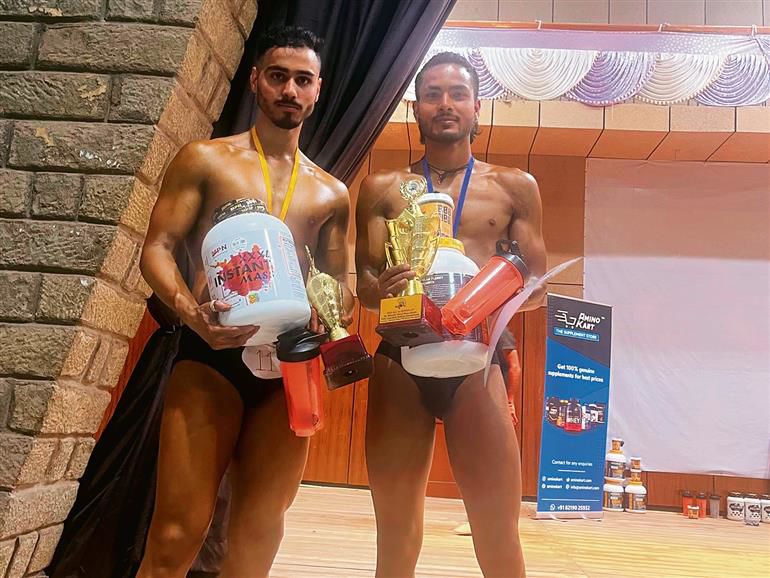 Kullu lads win big at Mandi bodybuilding competition