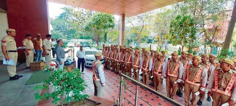 50 new recruits join Gurugram traffic police