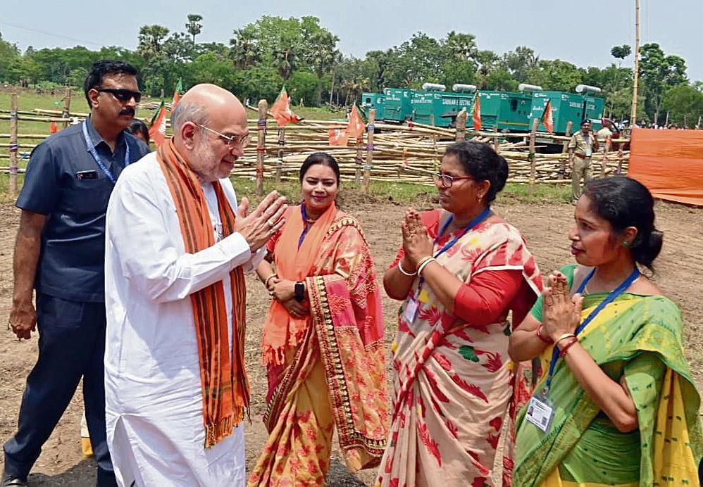PoK part of India, will take it, says Shah at Bengal rally