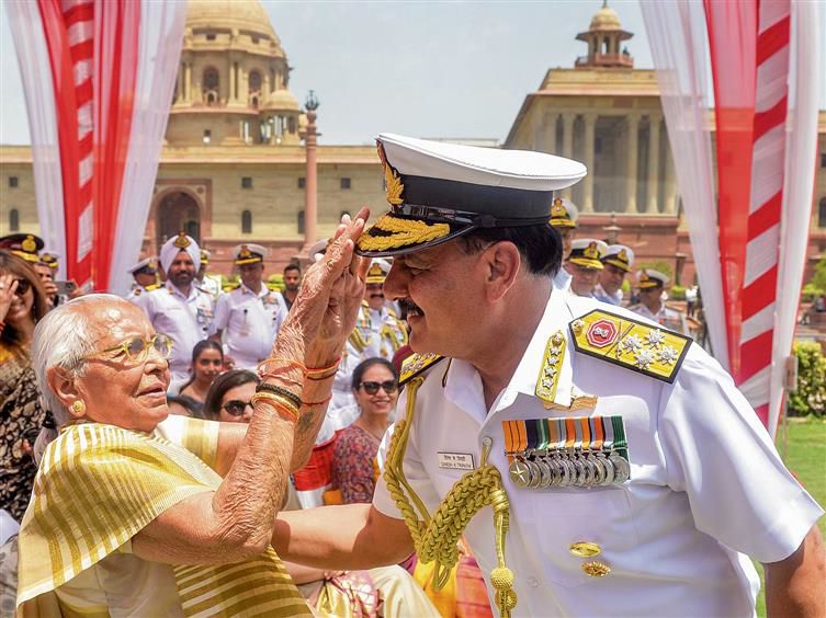 Operationally ready to deter rivals:  New Indian Navy Chief Admiral Dinesh K Tripathi