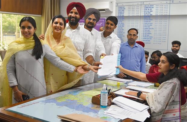 Punjab Congress president Amrinder Singh Raja Warring files nomination for Ludhiana parliamentary seat