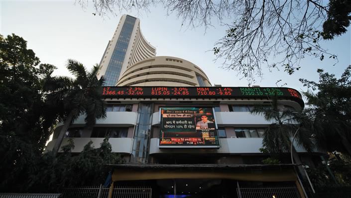 Stock markets rebound on record GST collections, positive manufacturing data; Sensex up 128 points