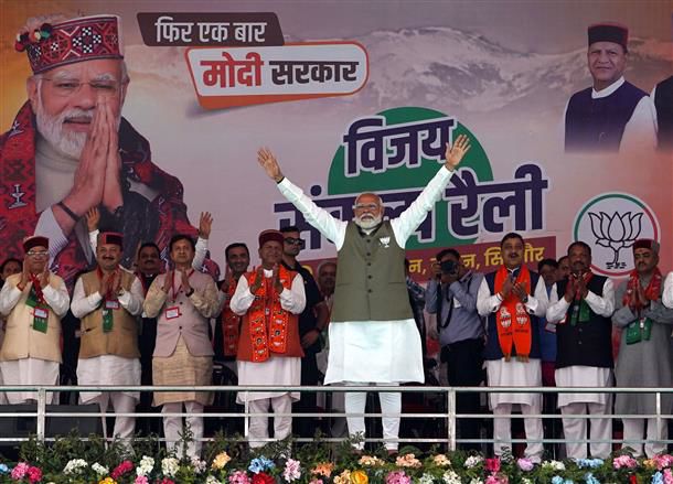 Central funds sent for Himachal flood victims distributed selectively: PM Modi in Mandi