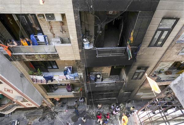 3 die as fire breaks out at residential building in East Delhi’s Krishna Nagar; owner booked