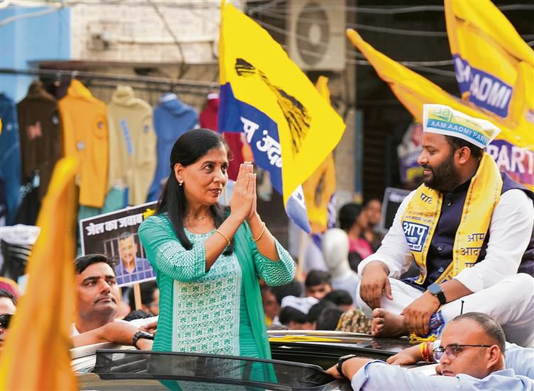 Arvind Kejriwal’s wife to campaign in Punjab next week