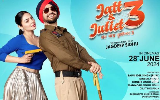Diljit Dosanjh, Neeru Bajwa’s ‘Jatt & Juliet 3’ to be released in June