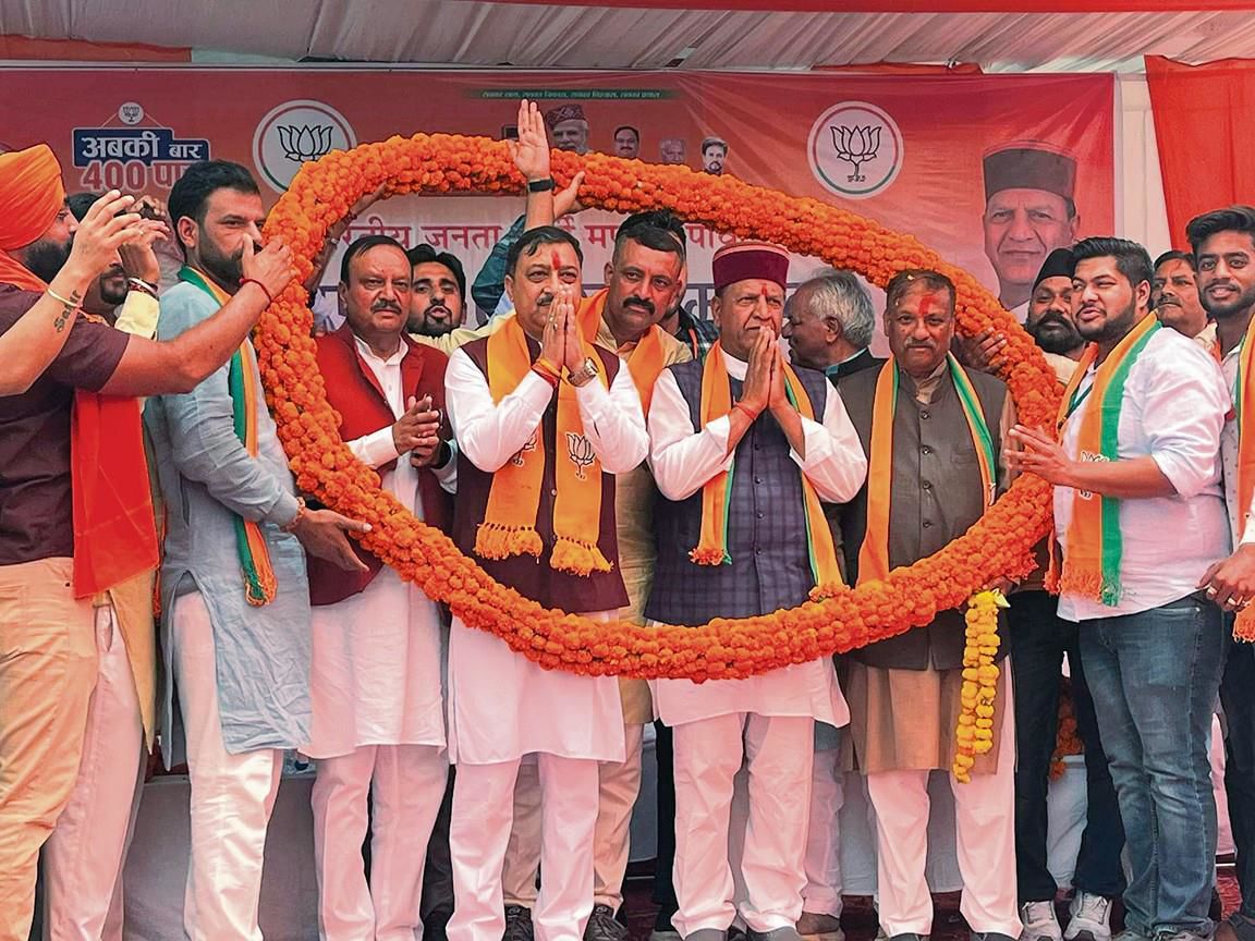 BJP Himachal chief Rajeev Bindal dwells on achievements of Modi government