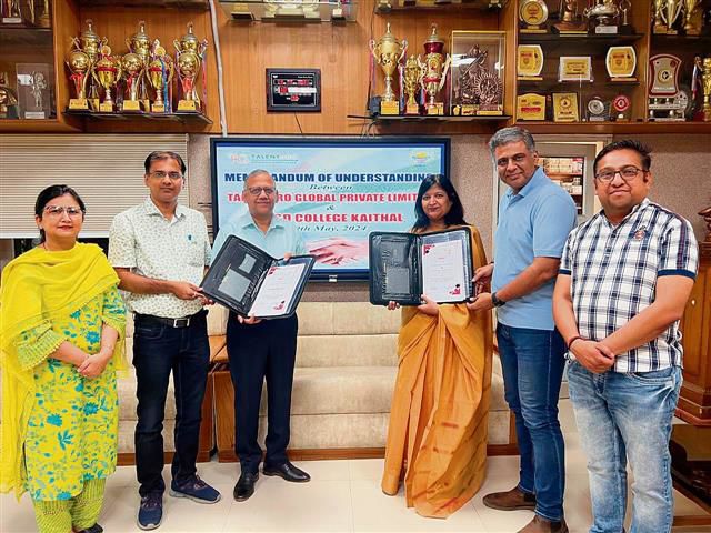 Kaithal: RKSD College signs MOU