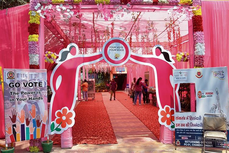Unique theme-based booths prepare to welcome voters