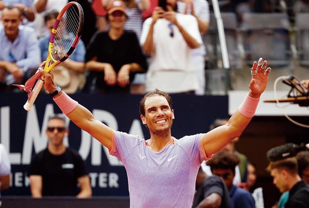 Italian Open: Rafa Nadal battles past Bergs