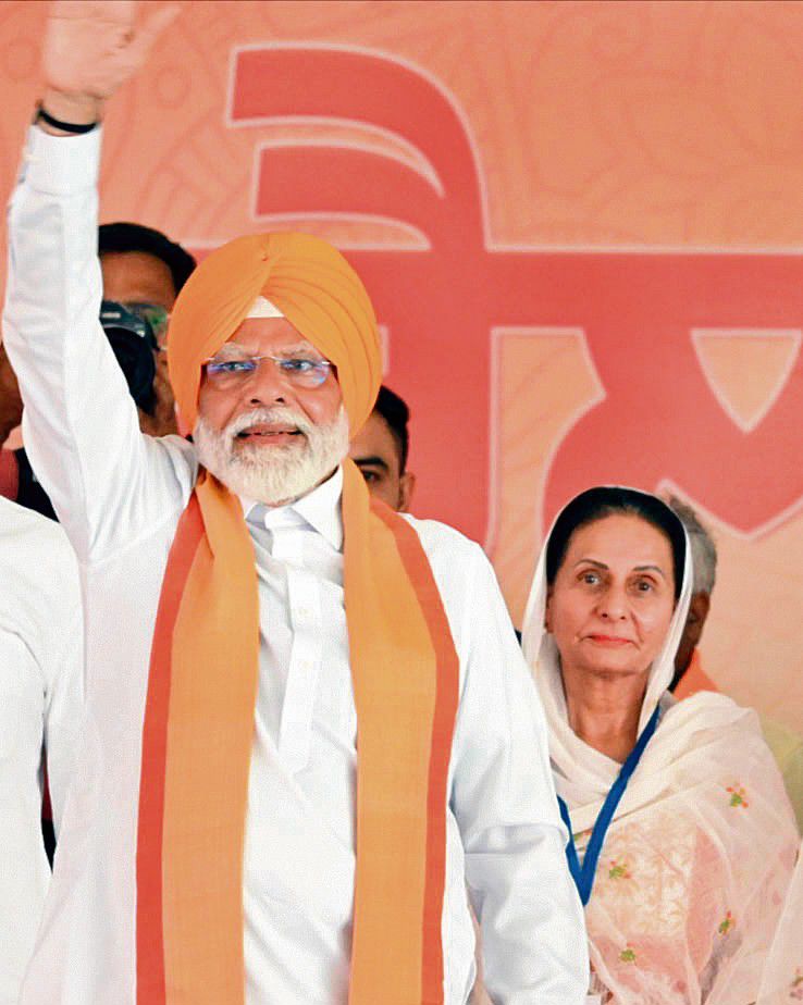 After PM Modi’s rally, Patiala BJP candidate Perneet Kaur begins campaigning aggressively